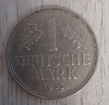 MONETA 1 DEUTSCHE MARK 1956 D NIEMCY