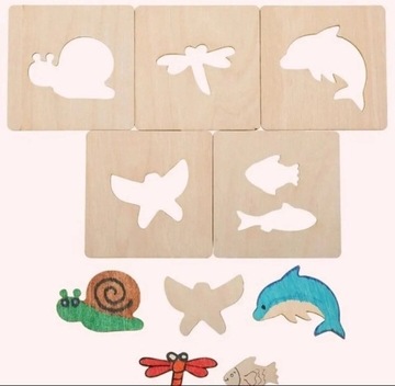 Montessori  karty do rysowania dla dziecka