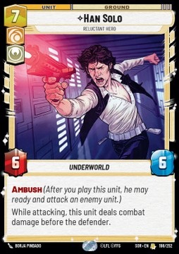 Han Solo reluctant hero  Star Wars Unlimited