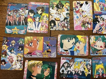 Sailor Moon- pełna talia kart - przepiękna !