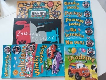 ZESTAW książek dla chłopca: samochodzik Franek
