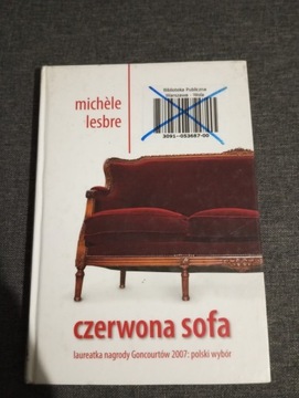 Czerwona sofa Michele Lesbre