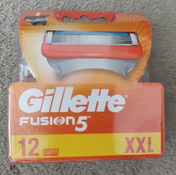 Gillette Fusion5 wkłady 12 szt. NOWE ORYGINAŁ