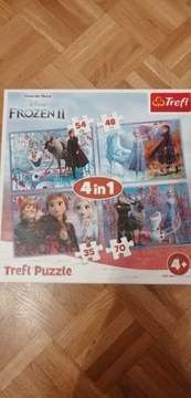 Puzzle frozen 4 w 1