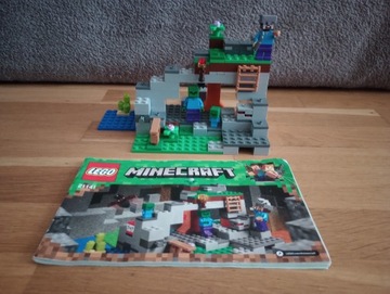 Lego Minecraft 21141 The Zombie Cave kompletny