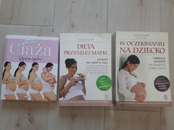 W oczekiwaniu na dziecko -zestaw 3 książek o ciąży