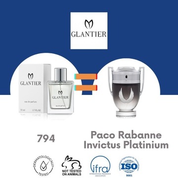 GLANTIER 794 ODPOWIEDNIK Paco Invictus Platinum 