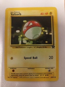 Pokemon Karta TCG Voltorb 69/82 Team Rocket