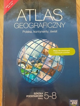 Atlas geograficzny kl 5-8 Nowa Era