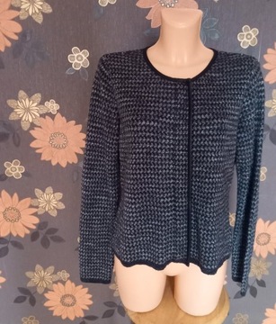 czarno szary sweter bluza