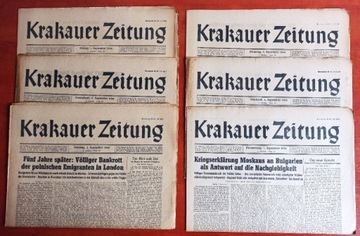 Krakauer Zeitung - September 1944 - 26 numerów