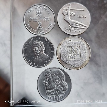 5 monet z epoki PRL