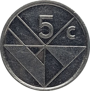 Aruba 5 cents 1995, KM#1