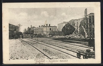RADOMSKO Dworzec kolejowy 