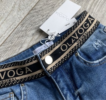 O’la Voga Dore przepiękne spodnie jeansowe rozm-S