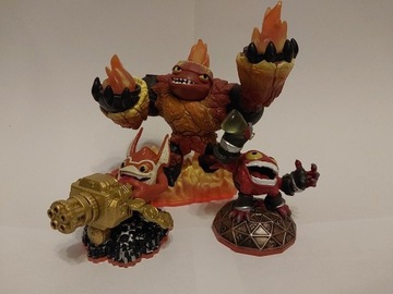 3 figurki Skylanders Giants