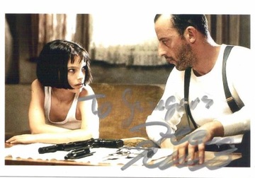 Jean Reno - Leon zawodowiec - autograf