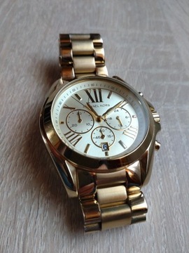 Zegarek damski Michael Kors MK5605 Bradshaw złoty