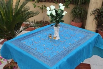 Jedwabny obrus dekoracyjny 110x160 cm "Kaszmirski