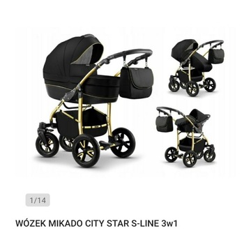 Wózek 3w1 Mikado City Star S-Line 201