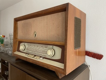 Radio retro niemieckie lampowe lata 50te SPRAWNE