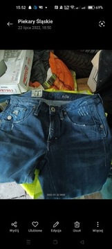 Nowe spodnie jeansowe w26l32