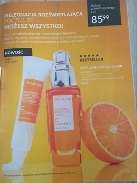 Zestaw Avon do twarzy z witaminą C 