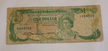 Banknot, Belize, 1 Dolar, 1980