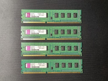 PAMIĘĆ RAM DDR 3 KINGSTON 4GB 1333 4x1GB