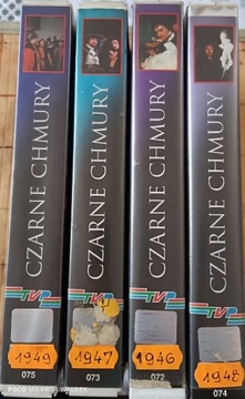 Czarne chmury serial 4 kasety vhs