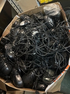 Około 150 sztuk sprawnych myszek HP