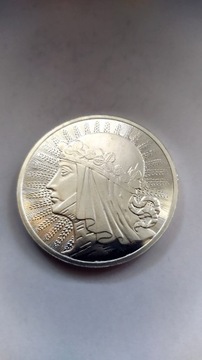 Medal Królowa Jadwiga Oz. Ag. 9999.