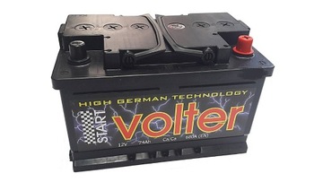 Akumulator Volter 74Ah 680A 12V P+/L+