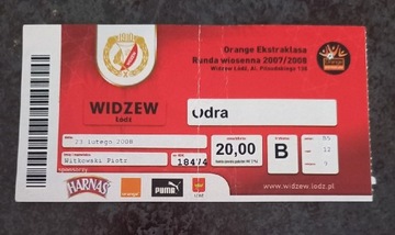 Widzew  - Odra 23.02.2008