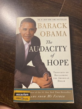 The Audacity of Hope Barack Obama 