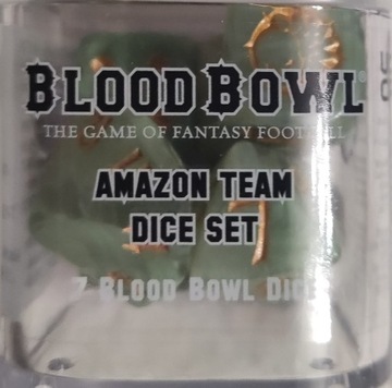 Blood Bowl AMAZON Team Dice Set