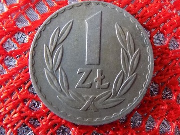 Moneta 1 zł miedzionikiel 49 r. 