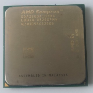 AMD SEMPRON 2800+ SOCKET 754 SDA2800AIO3BA