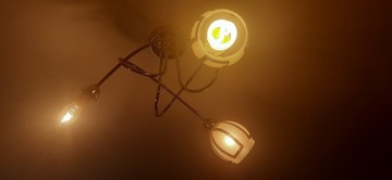 Lampy plafony srebne