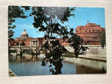 Rzym castel S. Angelo pocztówka Włochy