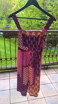 Sukienka fioletowa na ramiączkach Next rozmiar M/L
