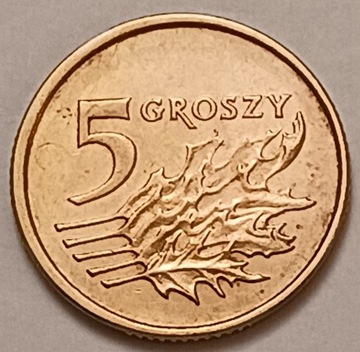 5 gr groszy 1998 r. ładna