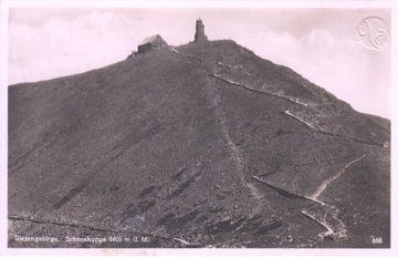 Masyw Śnieżki szlaki 1934 r.