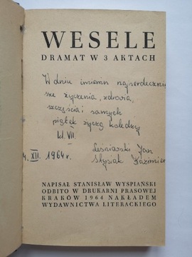 Wyspiański Stanisław Wesele