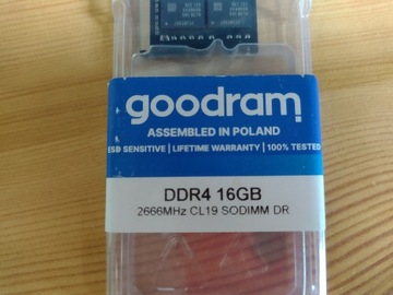 Nowa pamięć Goodram DDR4 16GB SODIMM
