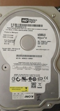 Dyski HDD 80GB (sprawne) 