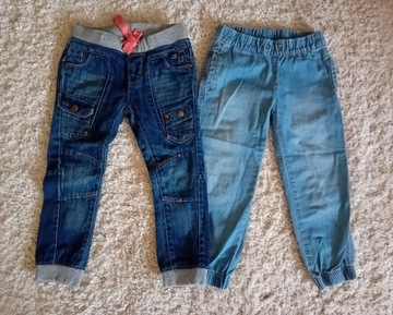 Carter's Lily&Dan jeansy ciepłe i cienkie 4-5lat