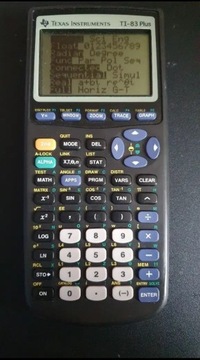 Kalkulator graficzny Texas Instumens TI-83 Plus