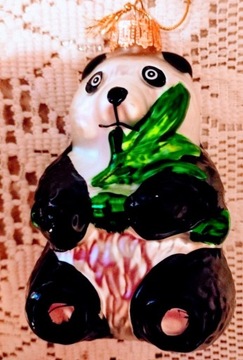 Bombka choinkowa Miś Panda - unikat!