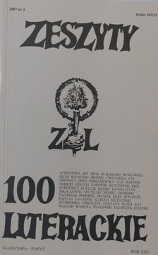 Zeszyty Literackie nr 100